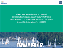 Tablet Screenshot of kirkkopaivat.fi